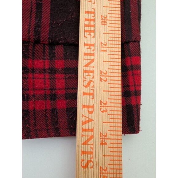 Vintage 70s Sears FieldMaster Plaid Shirt Mens Size Large Red Quilted Lining - Picture 10 of 13